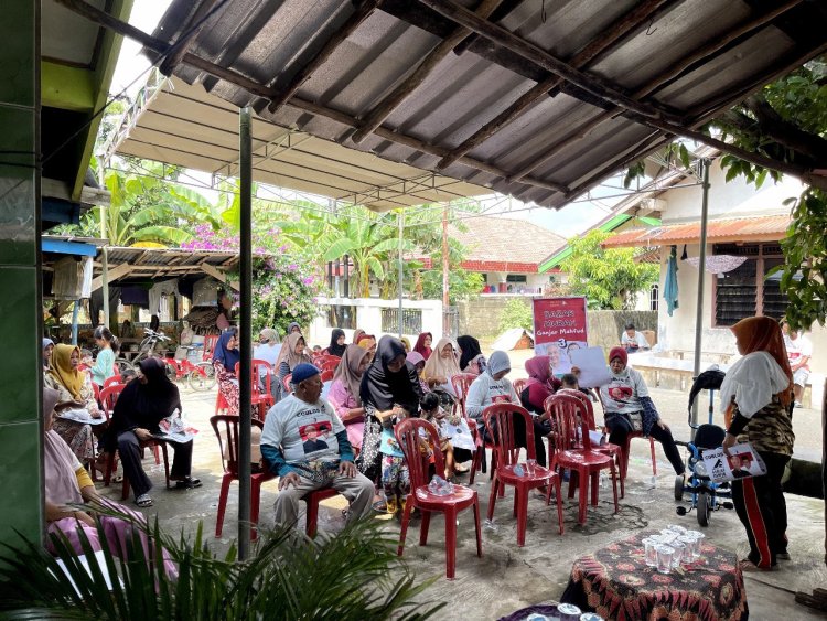 Crivisaya Ganjar Gelar Bazar Sembako Untuk Penuhi Kebutuhan Pangan Warga Palembang