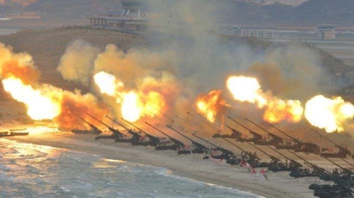 Korut vs Korea Selatan Memanas,200 Peluru Artileri Ditembakkan ke Daerah Sengketa,Warga Dievakuasi