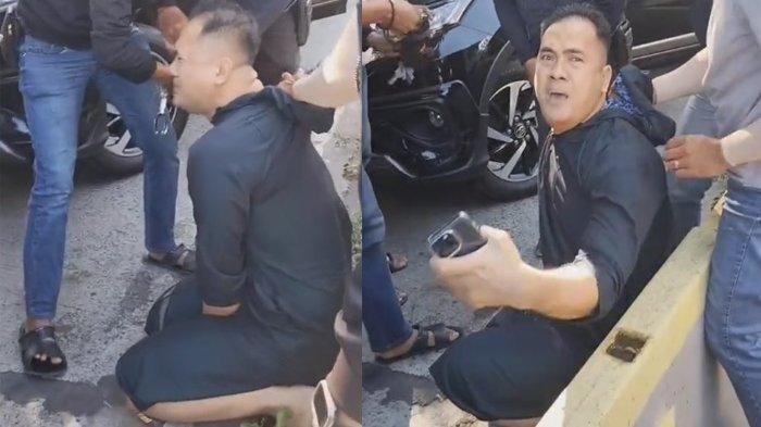VIRAL Detik-detik Saipul Jamil Ditangkap Polisi di Jalan,Nangis hingga Kabur Masuk ke Gorong-gorong