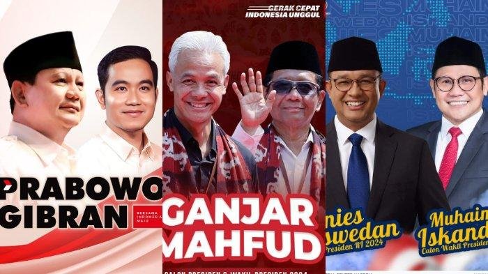 Terbaru 15 Hasil Survei Capres Anies,Prabowo,Ganjar H-30 Pilpres 2024,Cek 63 Lembaga Quick Count