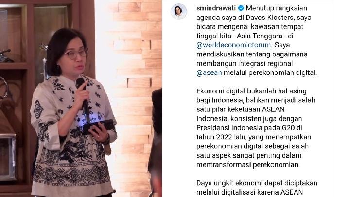 Ramai Dikabarkan Siap Mundur dari Kabinet, Sri Mulyani Unggah Ini di Instagramnya