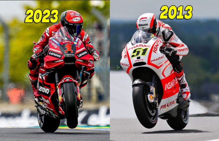 Sadis.. Segini Beda Kecepatan Motor MotoGP Tahun 2013 dan 2023