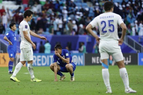 Hasil Piala Asia: Kalah Tipis dari Uzbekistan, Thailand Tersingkir