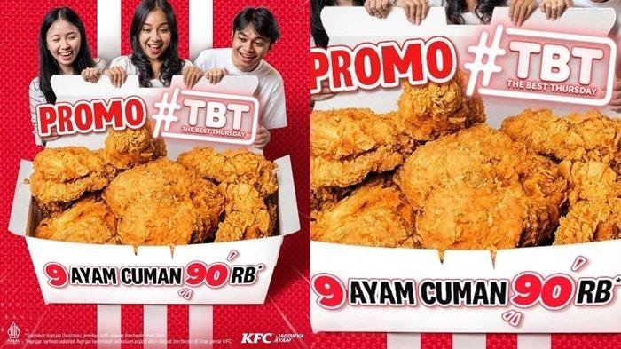 Katalog Promo KFC Hari ini 1 Februari 2024,Paket TBT 9 Potong Ayam hanya Rp 90 Ribuan
