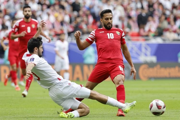 Hasil Piala Asia 2023 - Dongeng Tajikistan Berakhir di 8 Besar, Yordania Tim Pertama ke Semifinal