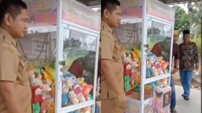 Viral Alat Mesin Capit Boneka Disita Kelurahan Bangka karena Meresahkan,Netizen: Salahnya Apa?