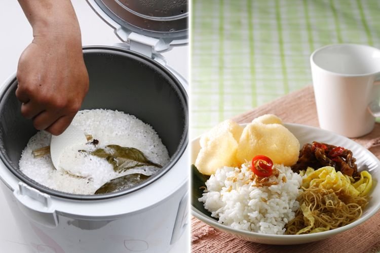Terbuktinya Hasilnya Enak, 3 Hal Ini yang Menjadi Rahasia Saat Membuat Nasi Uduk Dengan Rice Cooker