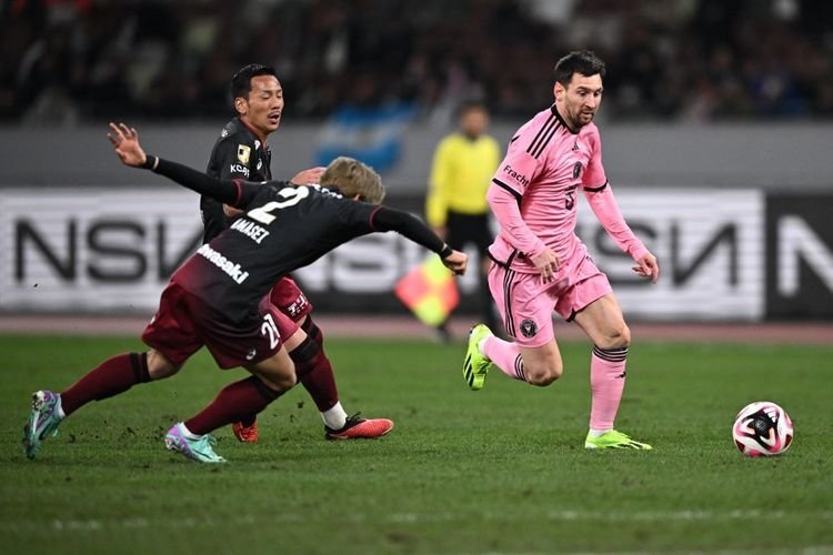 Lionel Messi Cuma Main 30 Menit, Inter Miami Kalah dari Jawara Liga Jepang Lewat Adu Penalti
