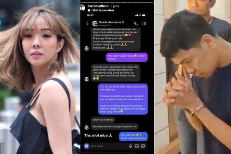 DM Instagram Gisel Bocor, Janda Gading Marten Langsung Diserang Netizen Imbas Bela Yudha Arfandi dalam Kasus Dante: Buka Mata!