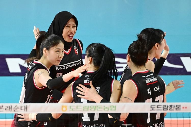 Liga Voli Korea - Megawati Dkk Jangan Terlena, Pelatih Red Sparks Ingin Matikan 1 Pemain Tim Legendaris Korea