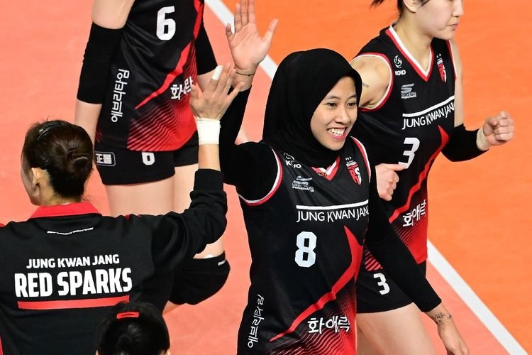 Liga Voli Korea - Ucapan Pelatih Red Sparks Terbukti, Megawati Capai Rekor Baru