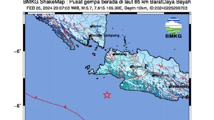 Gempa Magnitudo 5,7 di Banten Disebut Megathrust, Begini Penjelasannya