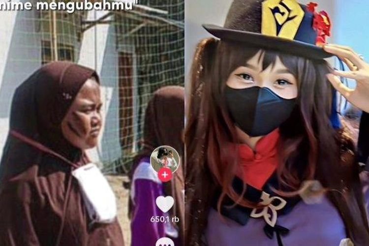 Glow Up Jalur Anime, Gadis Asal Karanganyar Ini Viral Usai Cosplay dan Bikin Penampilannya Berubah 180 Derajat Beda dari Masa Lalu!
