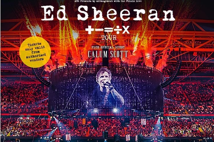 Ed Sheeran Buka Konsernya di JIS dengan Lagu "Tides"