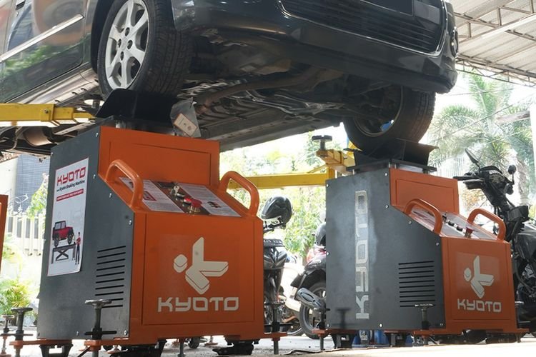 Segini Tarif Cek Kaki-kaki Mobil di Kyoto Shaking Machine, Pakai Alat Khusus