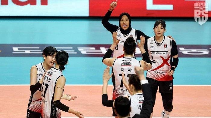 Klasemen Terbaru Liga Voli Putri Korea: Red Sparks Finis ke-3,Syaratnya Tutup Asa GS Caltex Juara