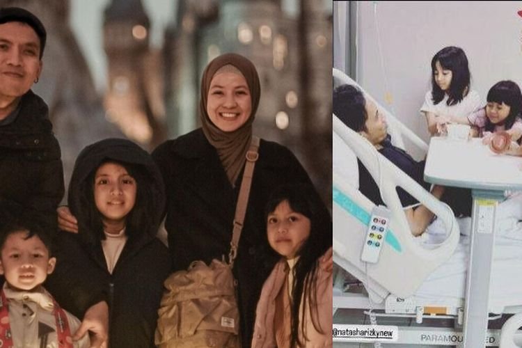 Natasha Rizky Temani Desta Dirawat di Rumah Sakit, Ajak 3 Anak untuk Hibur sang Ayah