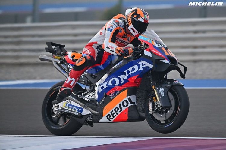 Parah Luca Marini Finish Paling Belakang di Sprint Race MotoGP Qatar 2024 Bilang Honda Sejelek Ini