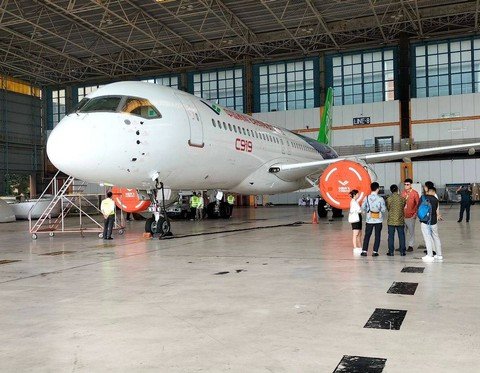 Pesawat Buatan China C919 Datang Lagi, Siap Bersaing dengan Airbus dan Boeing