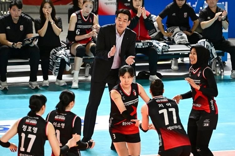 Hasil Liga Voli Korea - Tanpa Mega-Gia, Red Sparks Kewalahan hingga Kalah 4 Set dari Tim Juru Kunci