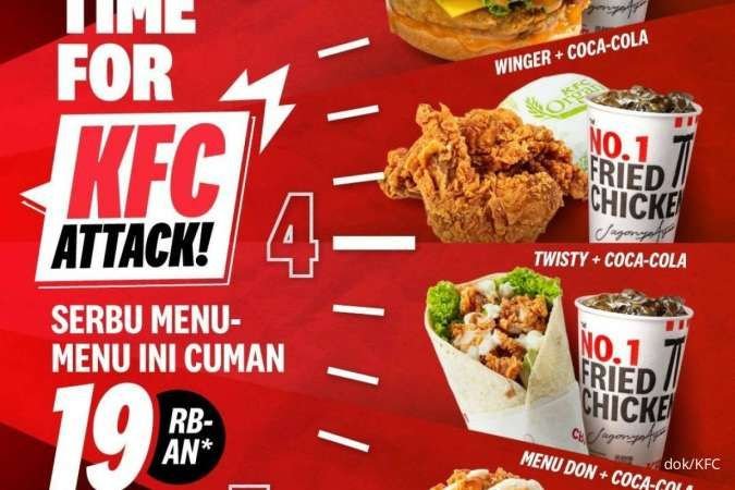 Promo KFC Serba Rp 19.000-an Hari Jumat Sore, Rekomendasi Makan Hemat Jelang Berbuka