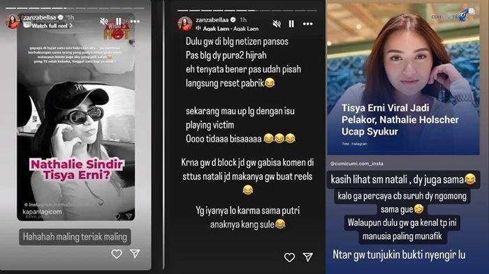 Tengku Zanzabella Mendadak Sindir Nathalie Holscher Munafik Usai Sentil Tisya: Maling Teriak Maling