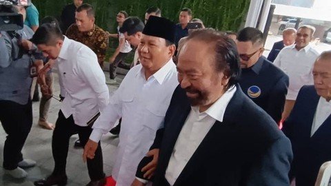 Prabowo Disambut Karpet Merah di NasDem Tower, Sinyal Koalisi Makin Kuat?
