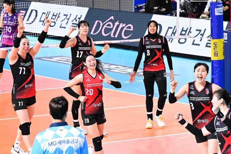 Hasil Liga Voli Korea - Kebangkitan Megawati dkk Bungkam Legenda Korea, Red Sparks Hidupkan Asa ke Laga Penentuan