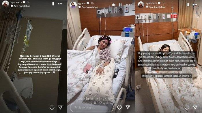Kabar Duka,Syahnaz Dilarikan ke Rumah Sakit Usai Alami Penyakit Serius,Ngaku tak Kuat: Maafin Aku
