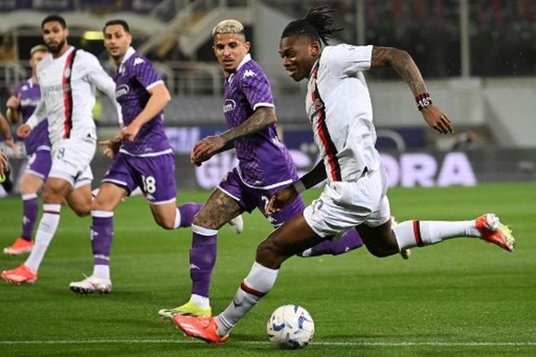 Hasil Liga Italia - Rem Rafael Leao Blong, AC Milan Kedinginan di Peringkat 2
