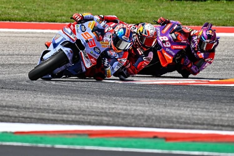 Hasil MotoGP Americas 2024 - Vinales Kerasukan Valentino Rossi, Marquez Jatuh Sendiri karena Terlalu Nafsu