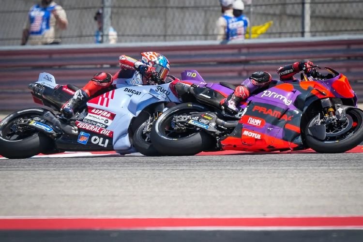 Bukan karena Disundul Marquez, Martin Gagal Cetak Podium di MotoGP Americas karena Kesalahan Sendiri