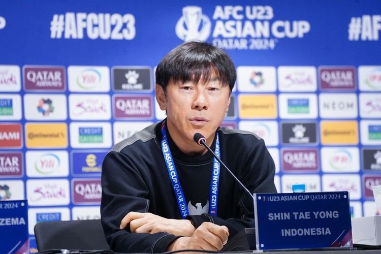 Piala Asia U-23 2024 - Komentar Shin Tae-yong soal Pasang 7 Pemain Starter dari Liga 1 setelah Kalahkan Australia