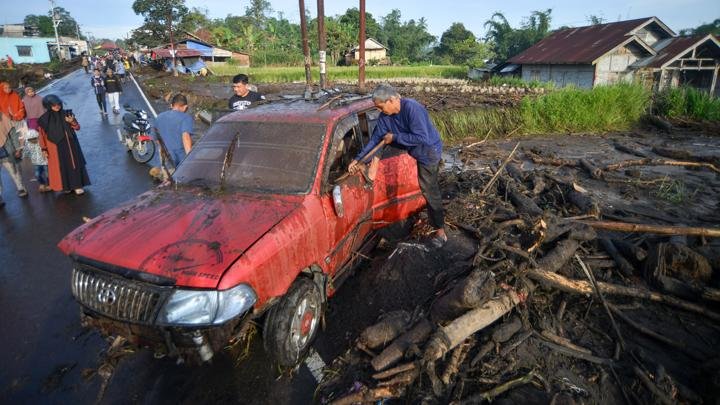 Usai Banjir Lahar Dingin, Warga Gunung Marapi Dibayangi Bencana Hidrometeorologi Akibat Curah Hujan Tinggi