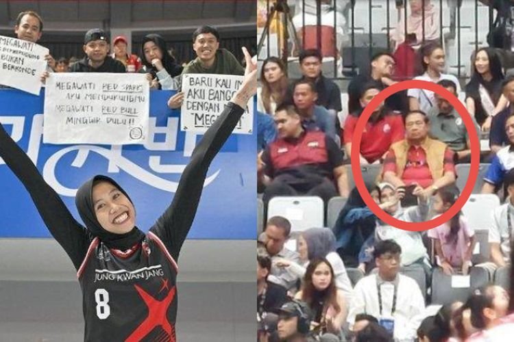 Sorot Matanya Tajam, SBY Dibuat Terpesona dengan Aksi Megawati di Laga Red Sparks Vs Indonesia All Stars, Sang Megatron Sabet MVP