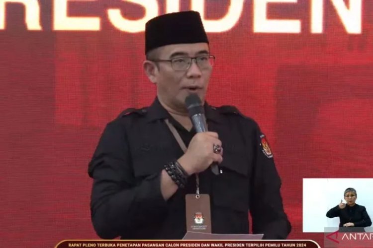 Ketua KPU Tetapkan Prabowo-Gibran Sebagai Calon Terpilih Pilpres 2024
