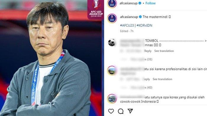 AFC Beri Julukan Ini Ke Shin Tae-yong Usai Bawa Timnas U23 Indonesia ke Semifinal Piala Asia U23