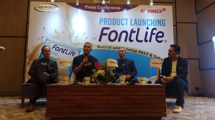 Konimex dan Indordesa Luncurkan Produk Baru Makanan Nutrisi FontLife One, Bidik Pasar Dewasa Muda